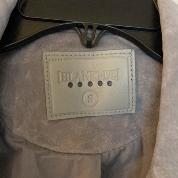 Blank NYC Suede Moto Jacket Size Small - Picture 3 of 4